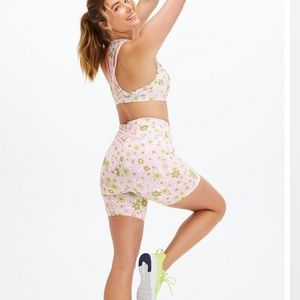 NWOT FABLETICS Boost Sports Bra & Boost PowerHold High-Waisted 6” Shorts
